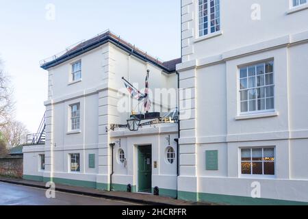 16th Century Winchester Royal Hotel, St Peter Street, Winchester, Hampshire, Angleterre,Royaume-Uni Banque D'Images