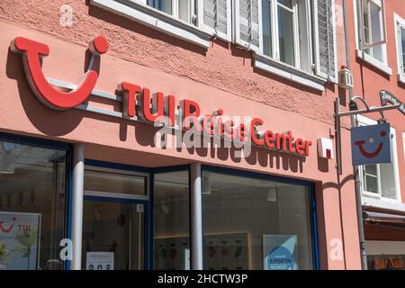 vue avant d'une agence de voyage tui Banque D'Images