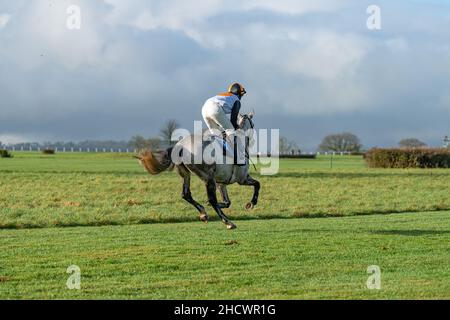 Courses du lendemain de Noël à Wincanton - course 1 Banque D'Images