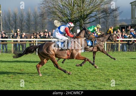 Courses du lendemain de Noël à Wincanton - course 1 Banque D'Images