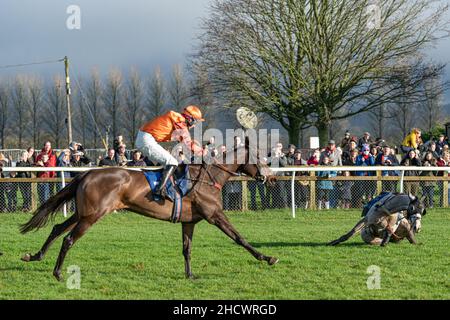 Courses du lendemain de Noël à Wincanton - course 1 Banque D'Images