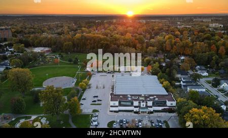 27 2021 octobre, London Ontario Kinsmen Arena, parc West Lions, Luke Durda/Alay Banque D'Images