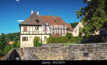 Une image d'une impression de Bebenhausen en Allemagne du sud Banque D'Images