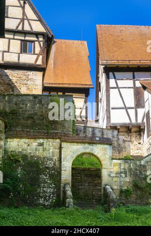 Une image d'une impression de Bebenhausen en Allemagne du sud Banque D'Images