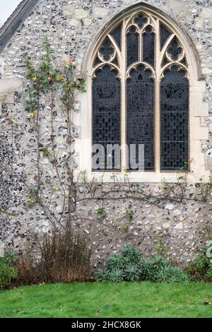 Eglise St Simon & St Jude, East Dean, South Downs, East Sussex, Angleterre Banque D'Images