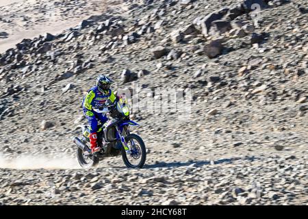 20 Koitha Veettil Harith Noah (ind), Sherco Factory, Sherco 450 SEF Rally, moto, Motul, action pendant la phase 1A du Dakar Rally 2022 entre Jeddah et Hail, le 1st 2022 janvier à Hail, Arabie Saoudite - photo Gigi Soldano / DPPI Banque D'Images