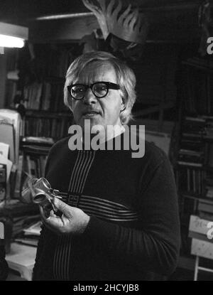 Ray Bradbury, Los Angeles, États-Unis, 1977 Banque D'Images