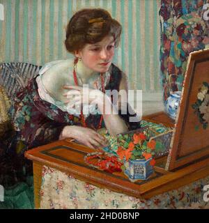Richard Edward Miller - collier écarlate. Banque D'Images
