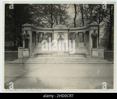 Richard Morris Hunt Memorial Manhattan. Banque D'Images