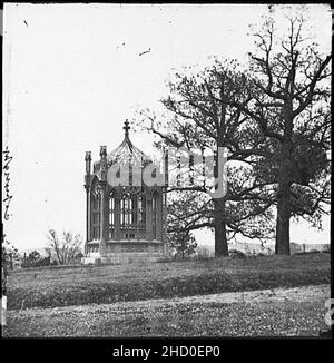 Richmond, Virginie tombe du Président James Monroe à Hollywood Cemetery Banque D'Images