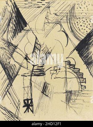 Robert Delaunay la Tour Eiffel et la Roue 1910-1913. Banque D'Images