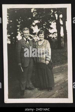 Robert M. La Follette et belle affaire La Follette à Roe farm Banque D'Images