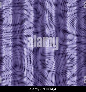 Retro Psychedelic hypnotique Tripy Acid Swirls texture sans couture motif Violet Lavender rayures lilas Banque D'Images