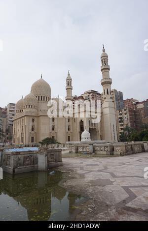 Mosquée Abu al-Abbas al-Mursi, Alexandrie 2020 Banque D'Images