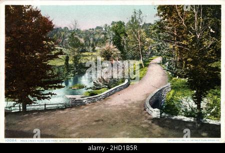 Rock Creek Road, parc zoologique Banque D'Images