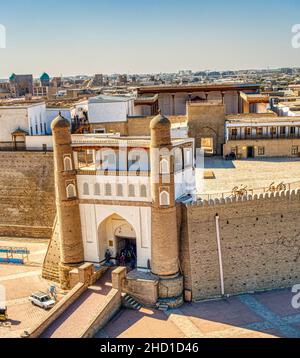 Monuments de Boukhara, Ouzbékistan Banque D'Images