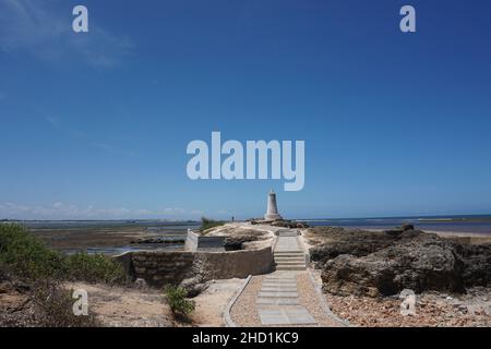 Vue sur le pilier Vasco da Gama à Malindi, Kenya Banque D'Images