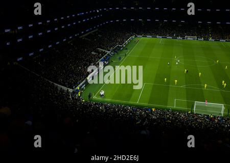 Les joueurs de Tottenham Hotspur célèbrent le but en 2-0 gagnent Brentford dans la Premier League Banque D'Images
