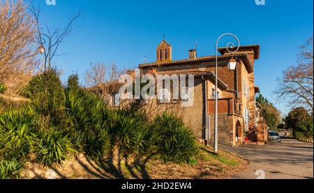 Petit village de Clermont-le-fort, dans la haute-Garonne, Occitanie, France Banque D'Images