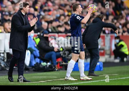 Steven Gerrard directeur de Aston Villa Banque D'Images