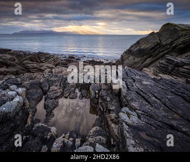 Elgol sur l'île de Skye en Ecosse Banque D'Images