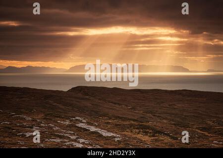 Elgol sur l'île de Skye en Ecosse Banque D'Images