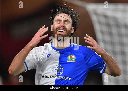 Ben Brereton Diaz of Blackburn Rovers - AFC Bournemouth v Blackburn Rovers, Sky Bet Championship, Vitality Stadium, Bournemouth, Royaume-Uni - 11th décembre 2021 usage éditorial exclusif - restrictions DataCo applicables Banque D'Images