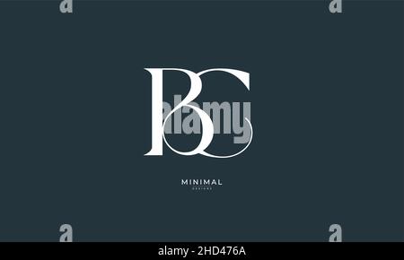 Lettre alphabet icône logo BC Illustration de Vecteur