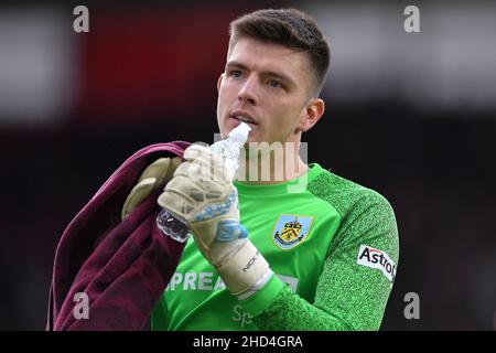 Nick Pope of Burnley - Southampton v Burnley, Premier League, St Mary's Stadium, Southampton, Royaume-Uni - 22nd octobre 2021 usage éditorial exclusif - des restrictions DataCo s'appliquent Banque D'Images