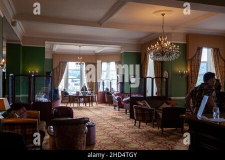 Old England Hotel and Spa Interior, sur le lac Windermere à Cumbria, Royaume-Uni Banque D'Images