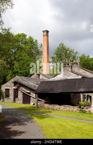 Stott Park Bobbin Mill à Cumbria, Royaume-Uni Banque D'Images