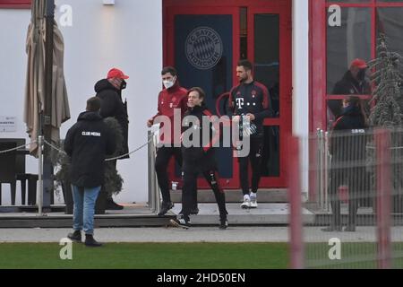 Munich, Allemagne.03rd janv. 2022. Objet: Sven ULREICH, goalwart (FC Bayern Munich).Lancement de l'entraînement du FC Bayern Munich.Formation le 3rd janvier 2022, crédit : dpa/Alay Live News Banque D'Images