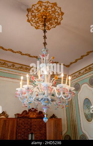 Mesdames en salle d'attente, Palacio de Queluz, Lisbonne, Portugal, Europe du Sud-Ouest Banque D'Images