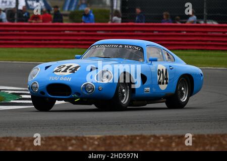 John Goldsmith, Anthony Wilds, Aston Martin DP214, International Trophy for Classic GT Cars - Pre 1966, une mini-course d'endurance pour les voitures GT d'avant 1966, a Banque D'Images