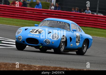 John Goldsmith, Anthony Wilds, Aston Martin DP214, International Trophy for Classic GT Cars - Pre 1966, une mini-course d'endurance pour les voitures GT d'avant 1966, a Banque D'Images