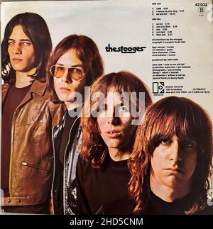 New York, NY, Punk Rock Album 'The Stooges' 1970s musique, CULTURE DE LA JEUNESSE 1970s Banque D'Images