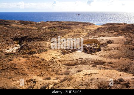 Arco de Tajao, Ténérife, Îles Canaries, Espagne. Banque D'Images