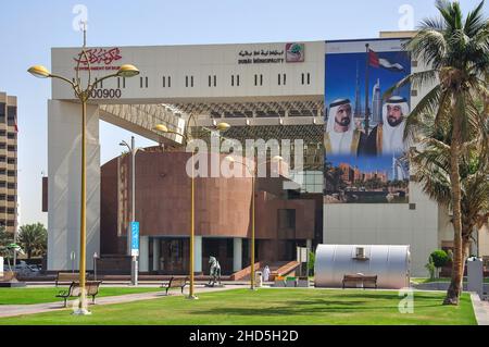 Dubai Municipalité Government Building, 17th Street, Deira, Dubaï, Émirats arabes Unis Banque D'Images