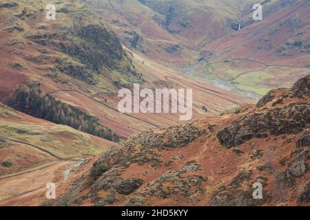 Oxendale de près de Side Pike, dans la région de Langdale du district de English Lake Banque D'Images