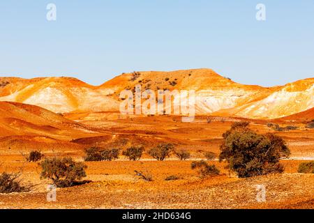 Anna Creek Painted Hills, Australie méridionale Banque D'Images