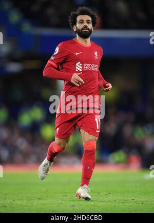 02 janvier - Chelsea / Liverpool - Premier League - Stamford Bridge Mohamed Salah lors du match de Premier League au Stamford Bridge Picture Credit : © Mark pain / Alay Live News Banque D'Images
