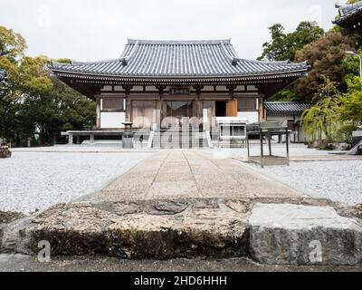 Konan, préfecture de Kochi, Japon - 6 avril 2018 : salle principale de Dainichiji, temple numéro 28 du pèlerinage de Shikoku Banque D'Images