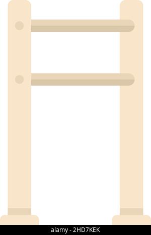 Icône de barrière de chien.Illustration plate de l'icône de vecteur de barrière de chien isolée sur fond blanc Illustration de Vecteur