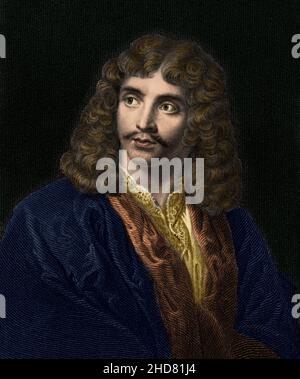 Portrait de Jean Baptiste Poquelin Molière 1622-1673 Banque D'Images