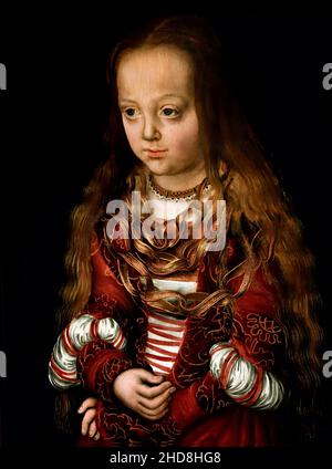 Princesse de Saxe - Prince de Saxe par Lucas Cranach (1472–1553) Allemand, Allemagne, Banque D'Images