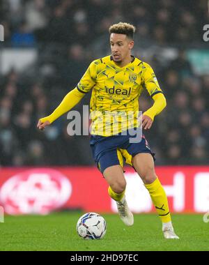 Derby, Royaume-Uni.27th décembre 2021.Callum Robinson de WBA lors du match de championnat Sky Bet entre Derby County et West Bromwich Albion au stade IPRO, Derby, Angleterre, le 27 décembre 2021.Photo d'Andy Rowland.Crédit : Prime Media Images/Alamy Live News Banque D'Images