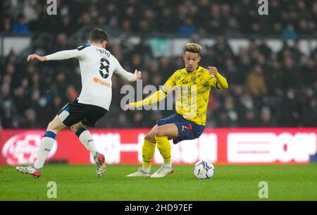 Derby, Royaume-Uni.27th décembre 2021.Callum Robinson de WBA lors du match de championnat Sky Bet entre Derby County et West Bromwich Albion au stade IPRO, Derby, Angleterre, le 27 décembre 2021.Photo d'Andy Rowland.Crédit : Prime Media Images/Alamy Live News Banque D'Images