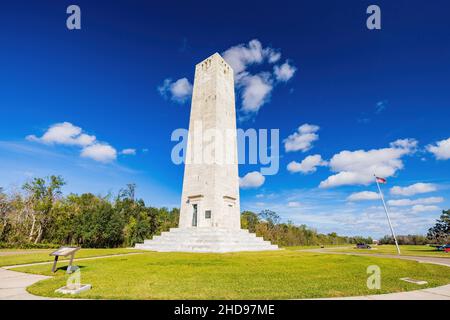 Paysage du champ de bataille de Chalmette à la Nouvelle-Orléans, Louisiane Banque D'Images