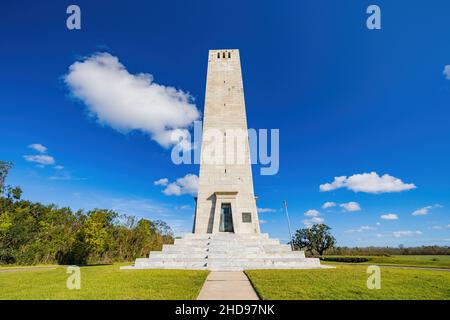 Paysage du champ de bataille de Chalmette à la Nouvelle-Orléans, Louisiane Banque D'Images