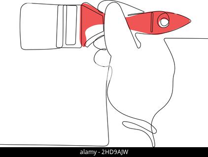 main dans les gants peinture surface teints vue de dessus Illustration de Vecteur